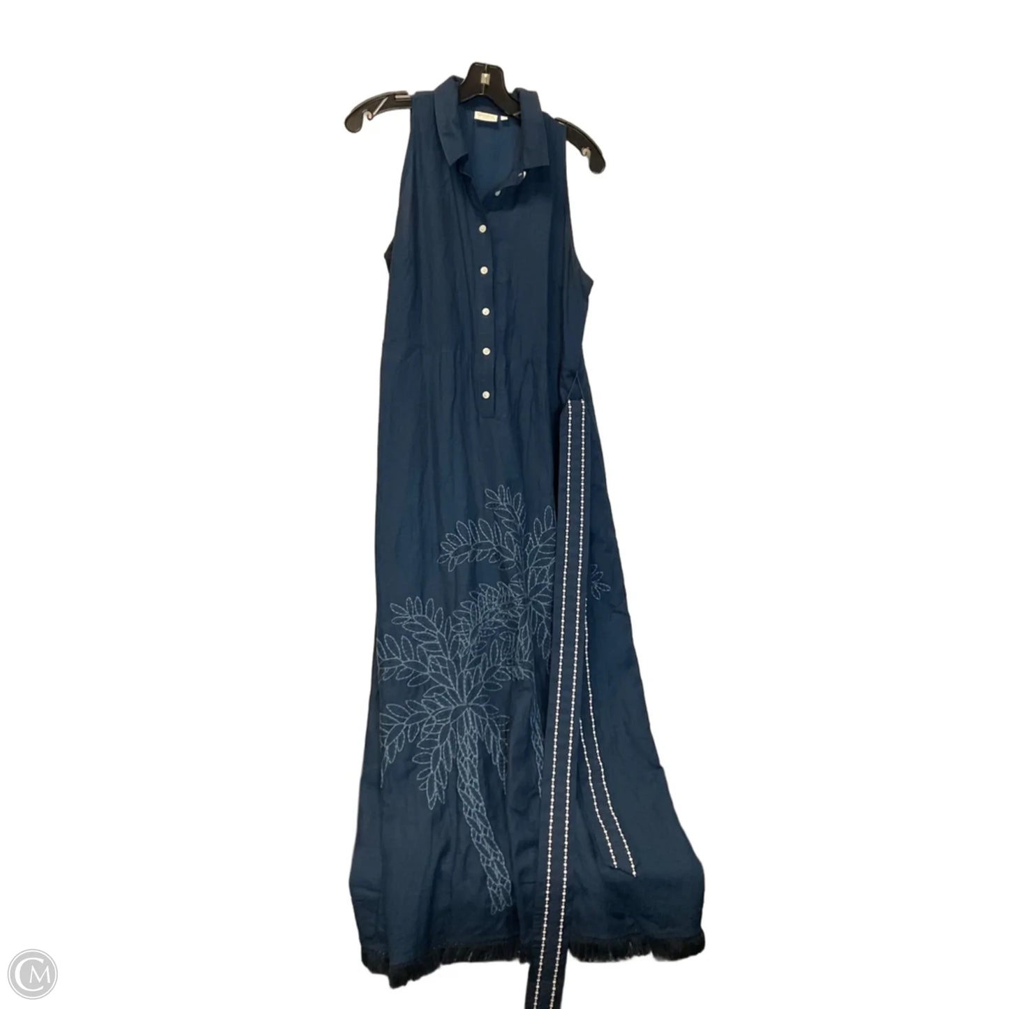 Dress Casual Maxi By Spartina In Blue, Size: M
