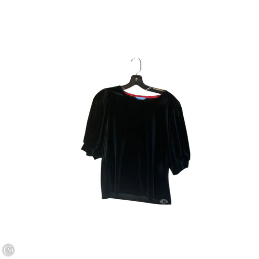 Top Short Sleeve By Draper James In Black, Size: L