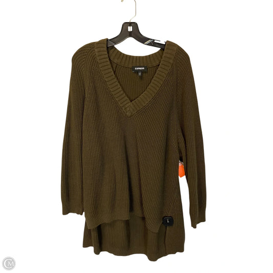 Sweater By Express In Green, Size: S