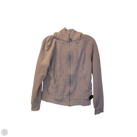 Sweatshirt Hoodie By Lululemon In Purple, Size: 10