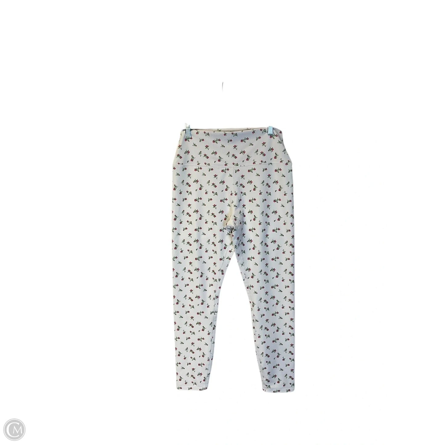 Athletic Leggings By Beach Riot In White, Size: L