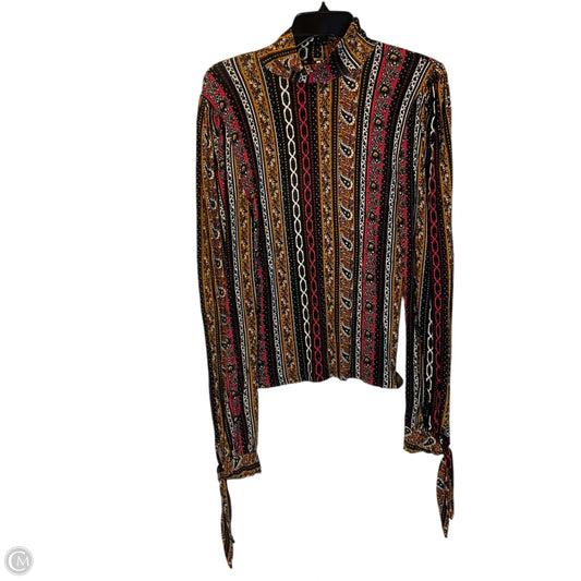 Top Long Sleeve By Free People In Multi-colored, Size: M