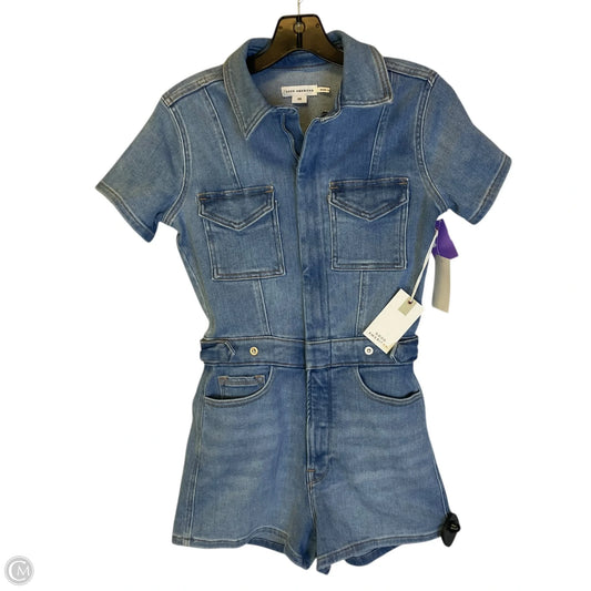 Romper By Good American In Blue Denim, Size: Xs