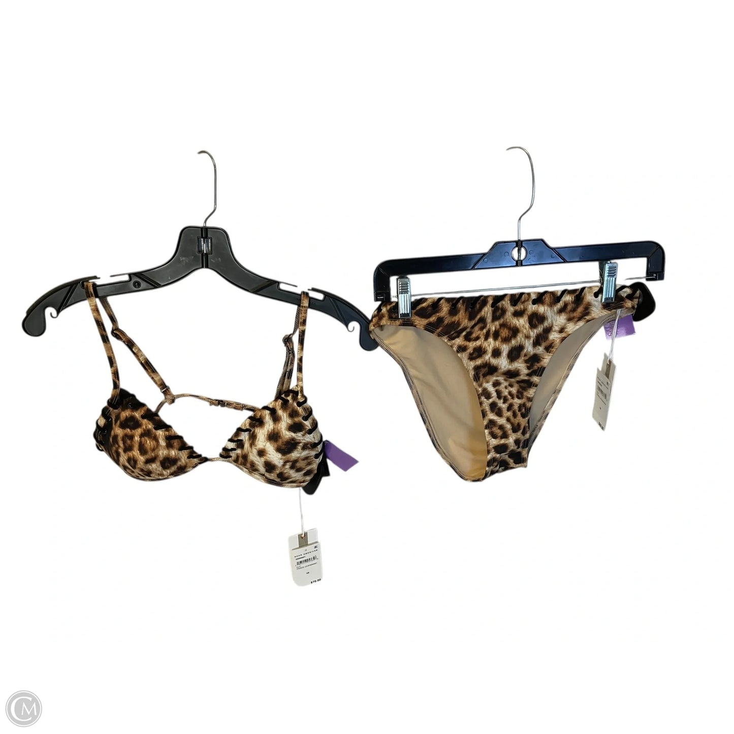 Swimsuit 2pc By Good American In Animal Print, Size: Xs