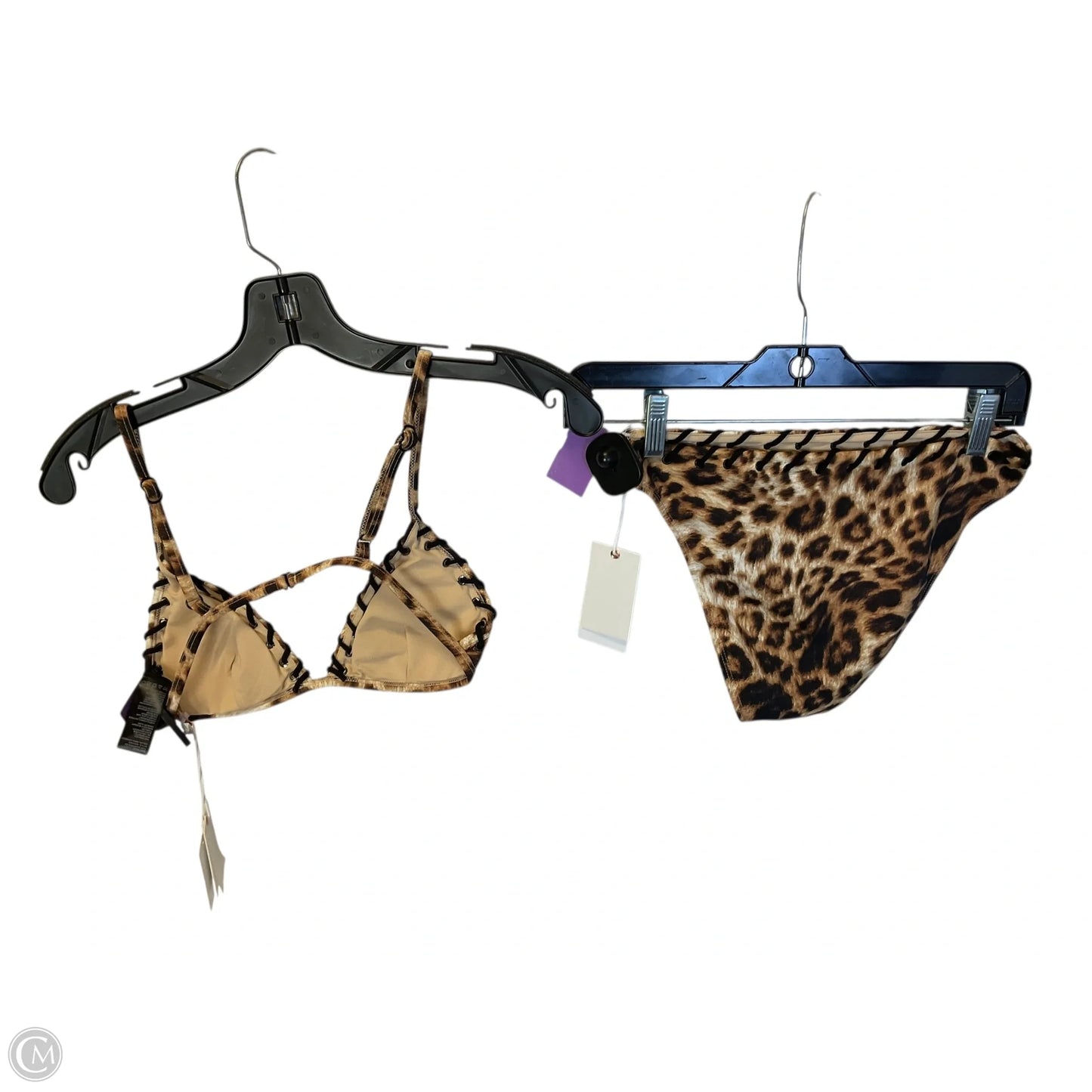 Swimsuit 2pc By Good American In Animal Print, Size: Xs