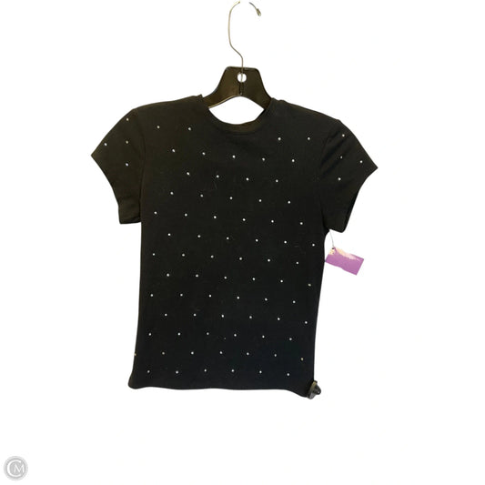 Top Short Sleeve By Good American In Black, Size: Xs