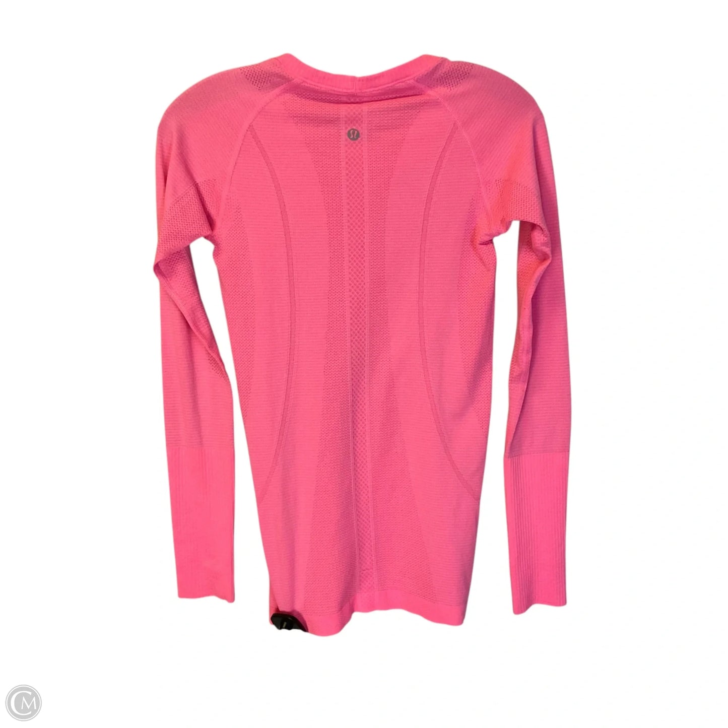 Athletic Top Long Sleeve Crewneck By Lululemon In Pink
