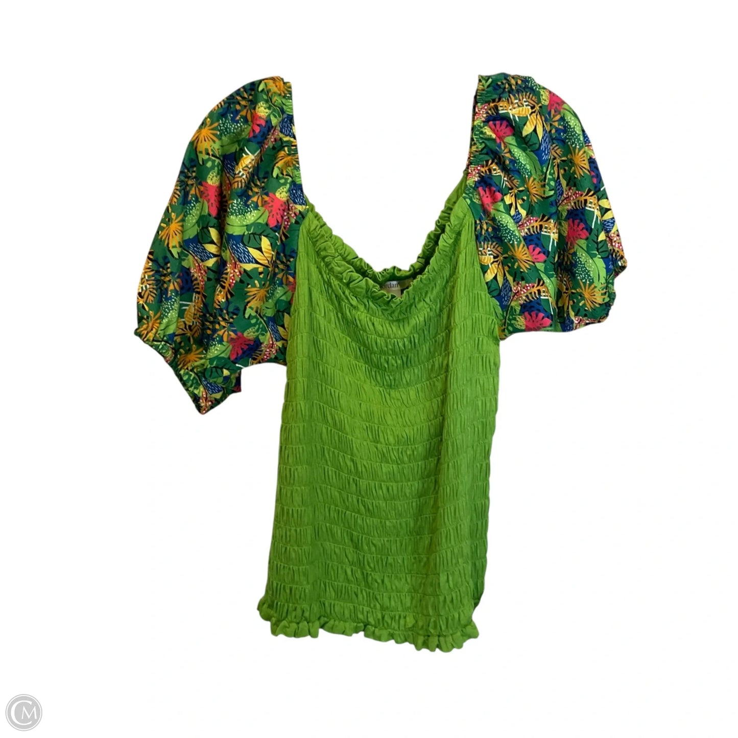 Top Short Sleeve By Clothes Mentor In Green, Size: Xl