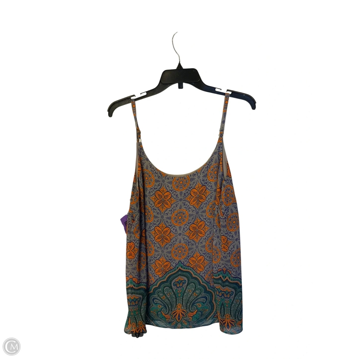 Top Sleeveless By Cabi In Multi-colored, Size: M