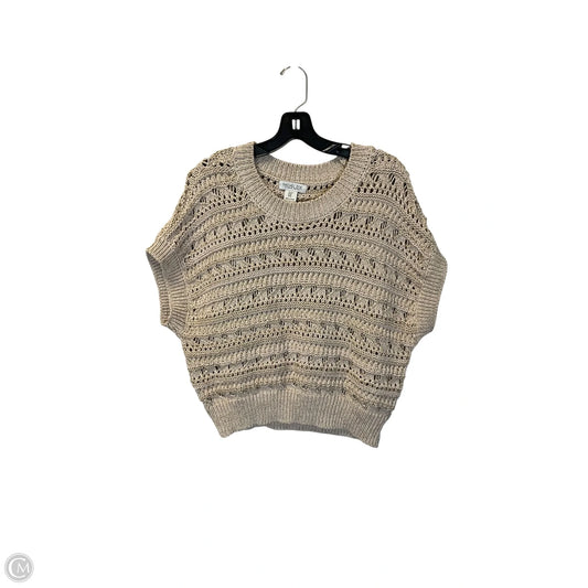 Vest Sweater By Rachel Zoe In Tan, Size: M