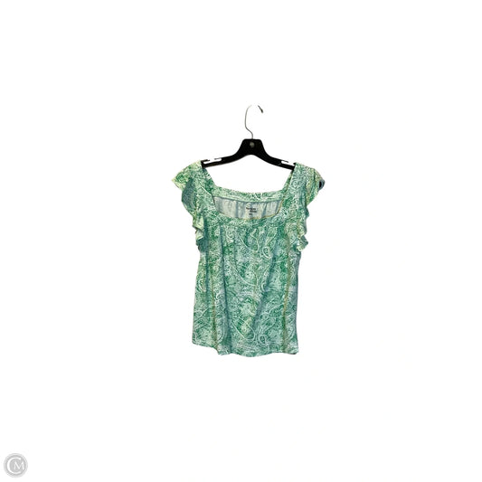 Top Sleeveless By Clothes Mentor In Green, Size: S