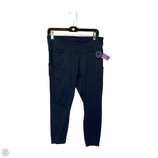 Athletic Leggings Capris By Lululemon In Navy, Size: 12