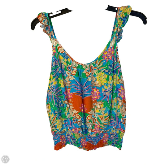 Top Sleeveless By Rose And Olive In Multi-colored, Size: M