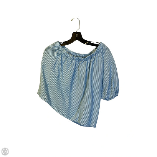 Top Short Sleeve By Loft In Blue, Size: Xs
