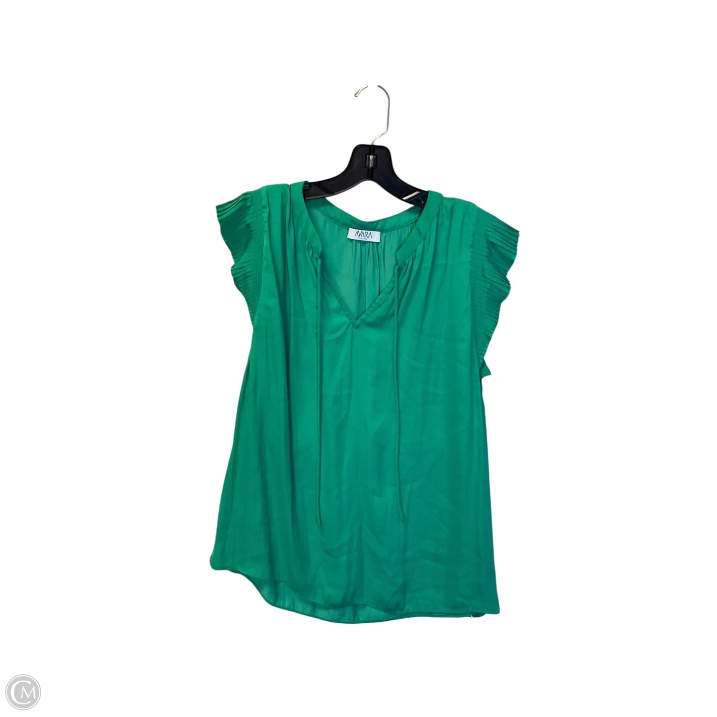 Top Sleeveless By Cmc In Green, Size: Xl