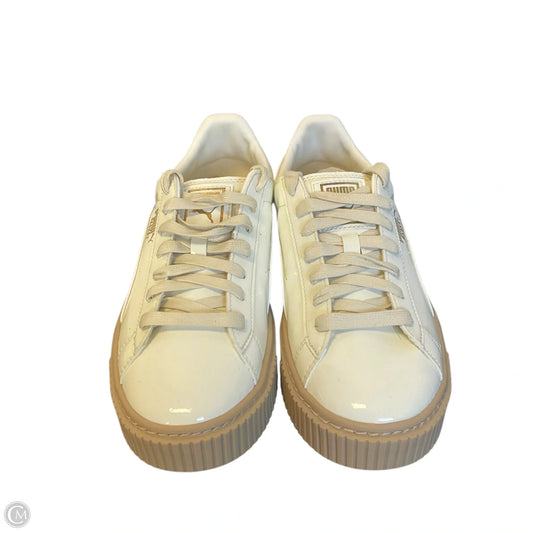Shoes Athletic By Puma In Beige, Size: 8