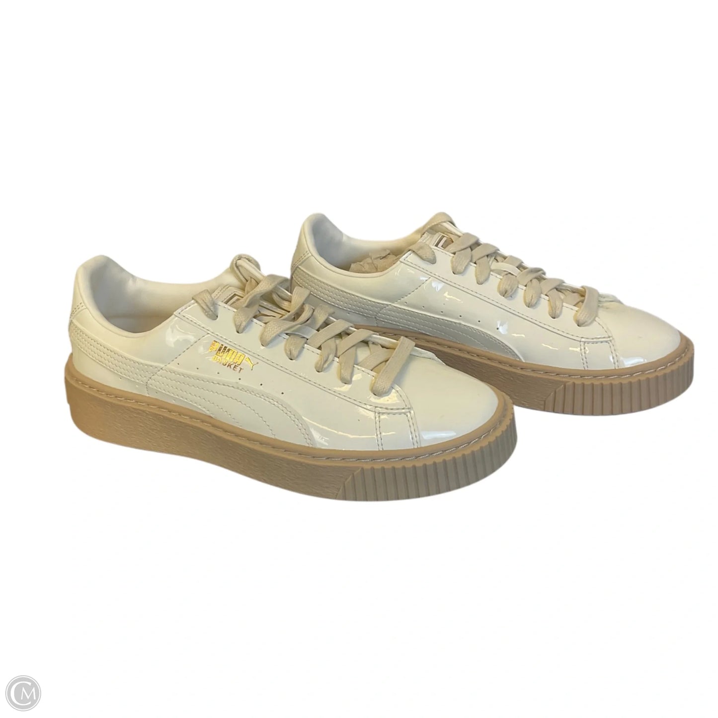 Shoes Athletic By Puma In Beige, Size: 8