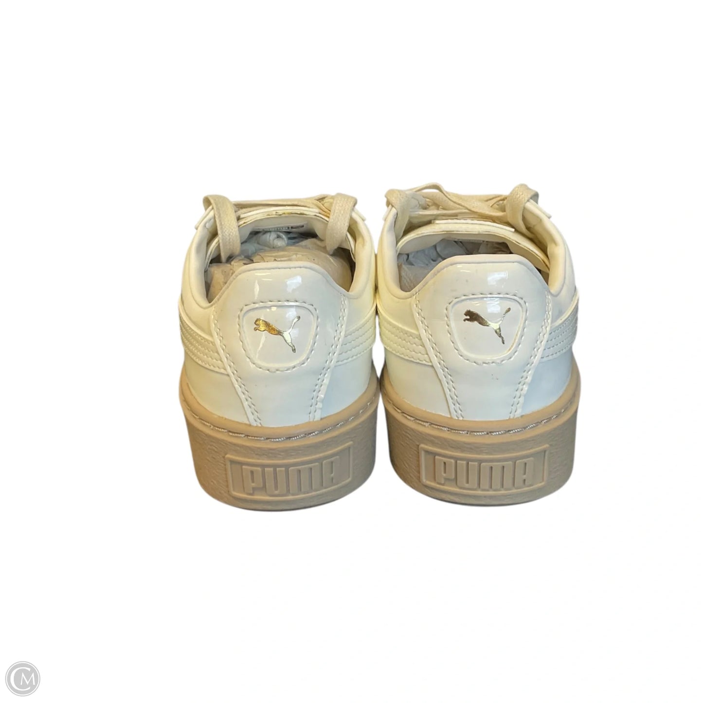 Shoes Athletic By Puma In Beige, Size: 8