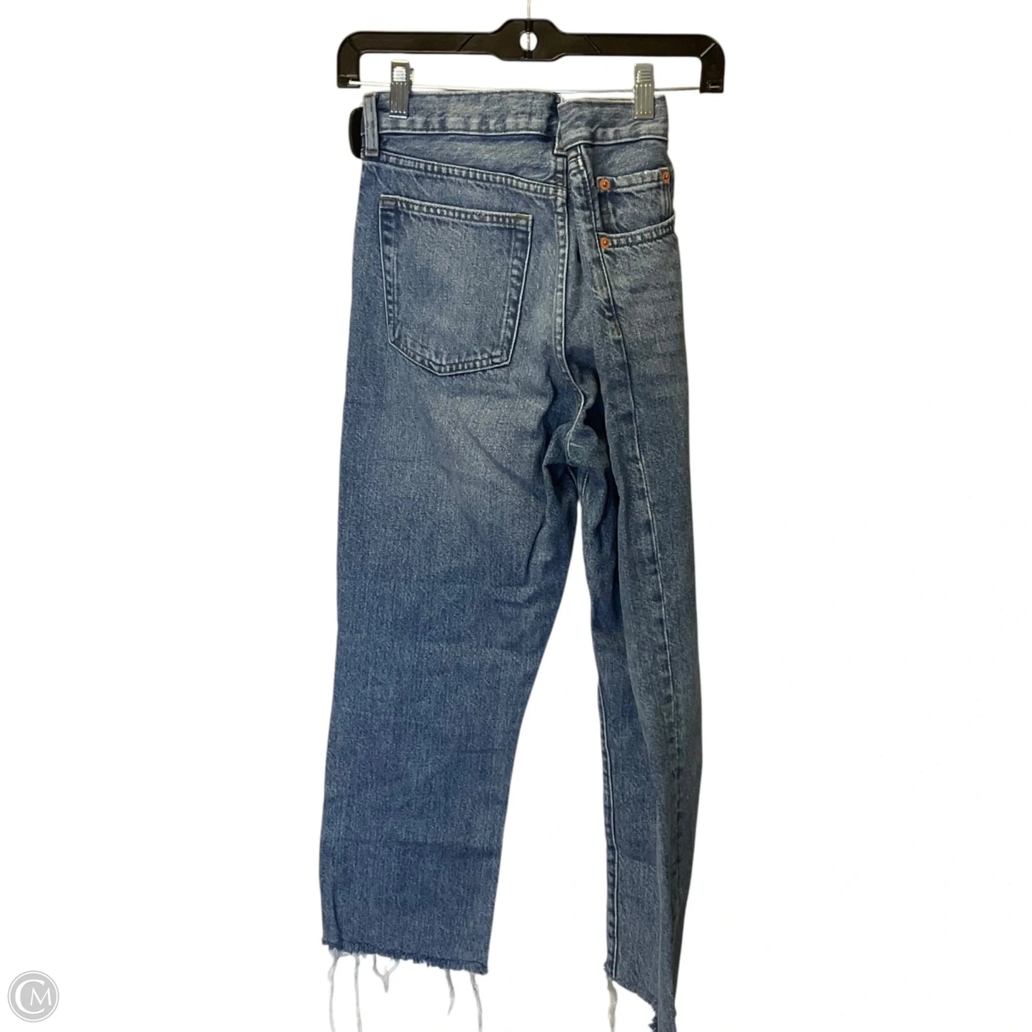 Jeans Straight By Mng In Blue Denim, Size: 4