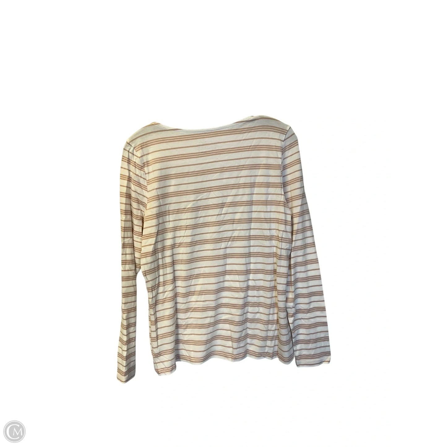 Top Long Sleeve By Joie In Striped Pattern, Size: M