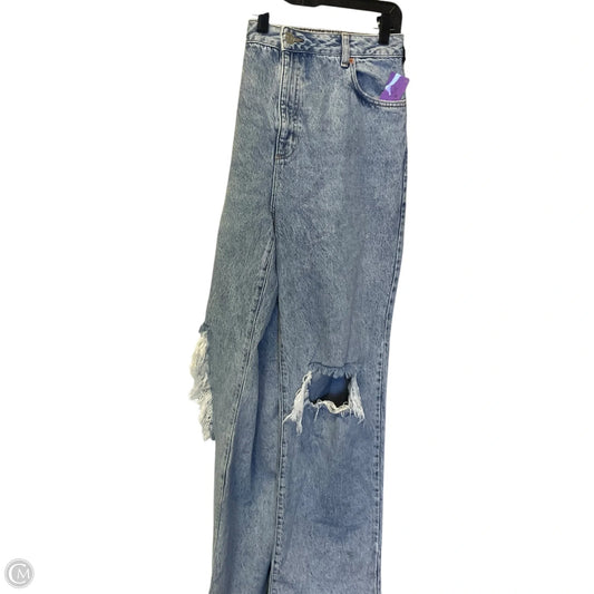 Jeans Straight By Garage In Blue Denim, Size: 10