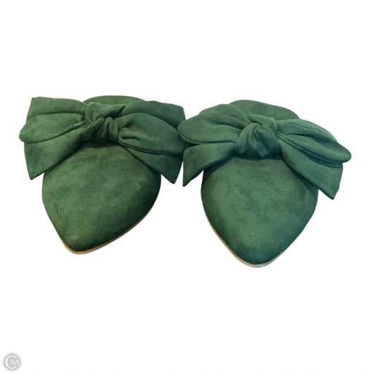 Shoes Flats By Crown And Ivy In Green, Size: 8.5