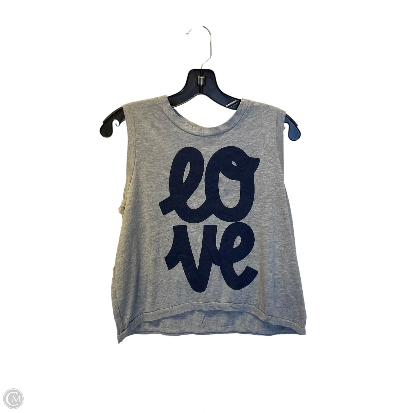 Top Sleeveless By Clothes Mentor In Grey, Size: S