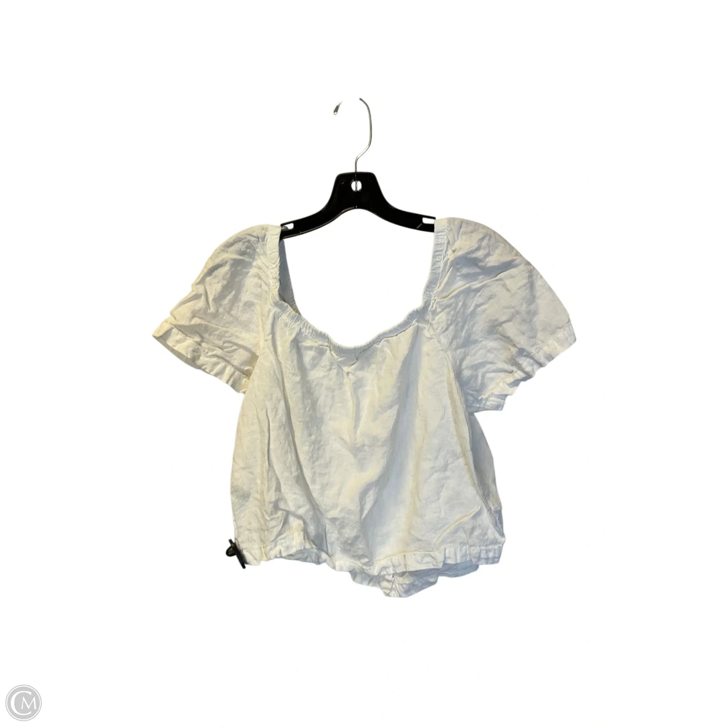 Top Short Sleeve By Bella Dahl In White, Size: L