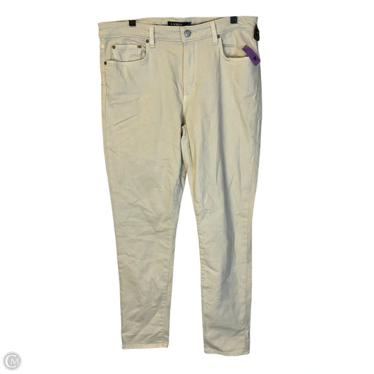 Pants Chinos & Khakis By Lauren By Ralph Lauren In Tan, Size: 14