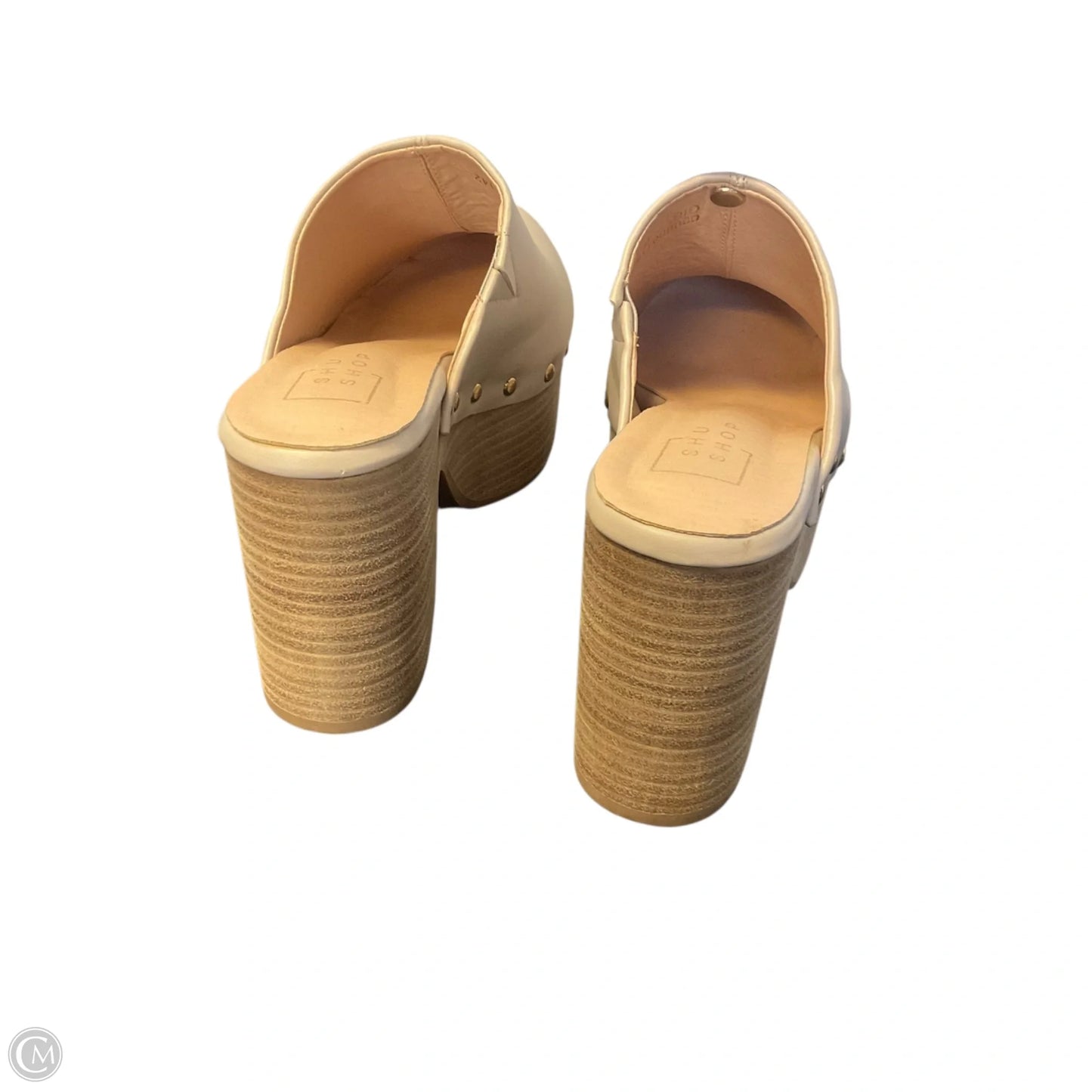 Shoes Heels Block By Shu Shop In Beige, Size: 6