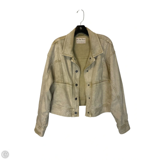 Jacket Denim By We The Free In TAN Denim, Size: L