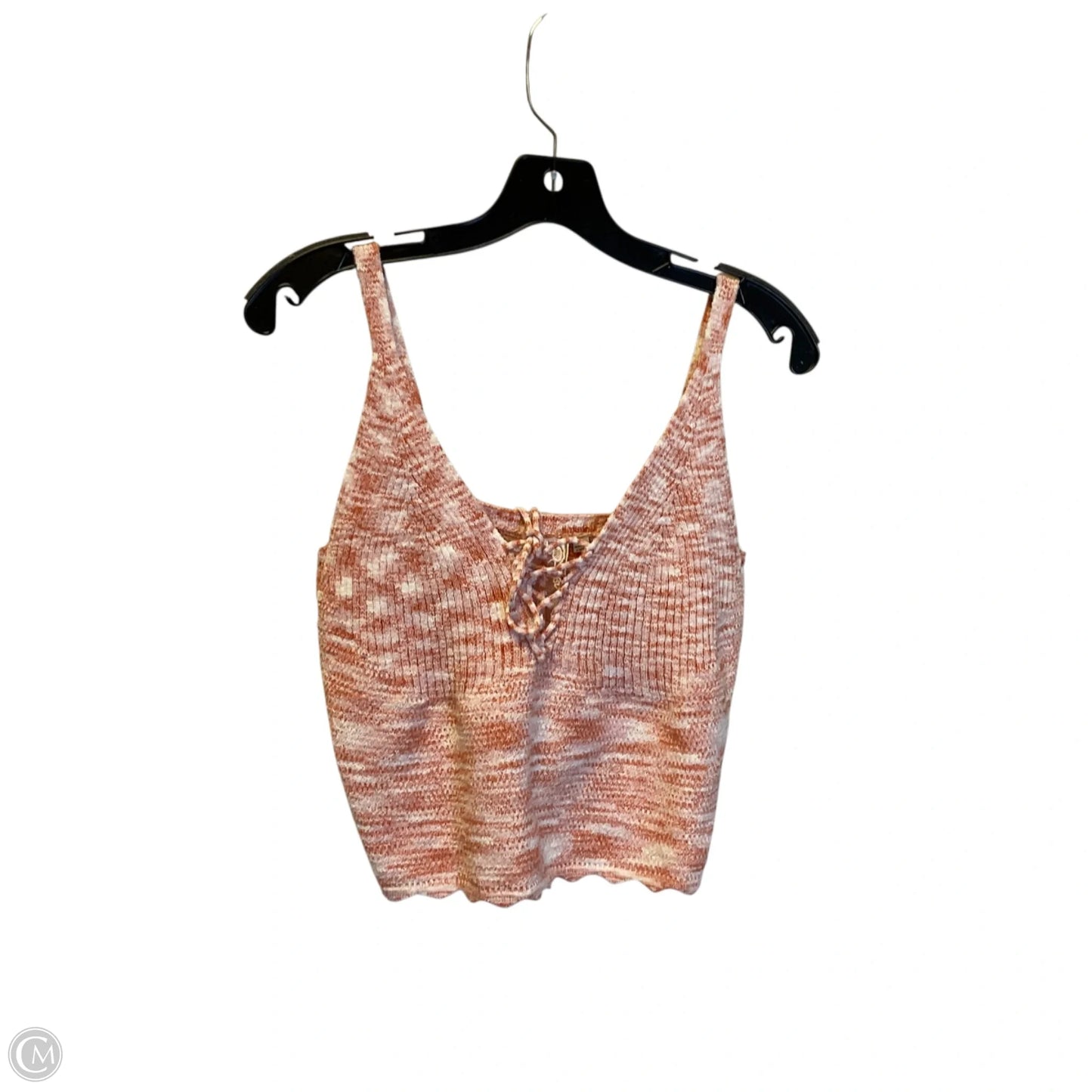 Top Sleeveless By Clothes Mentor In Orange & Pink, Size: L