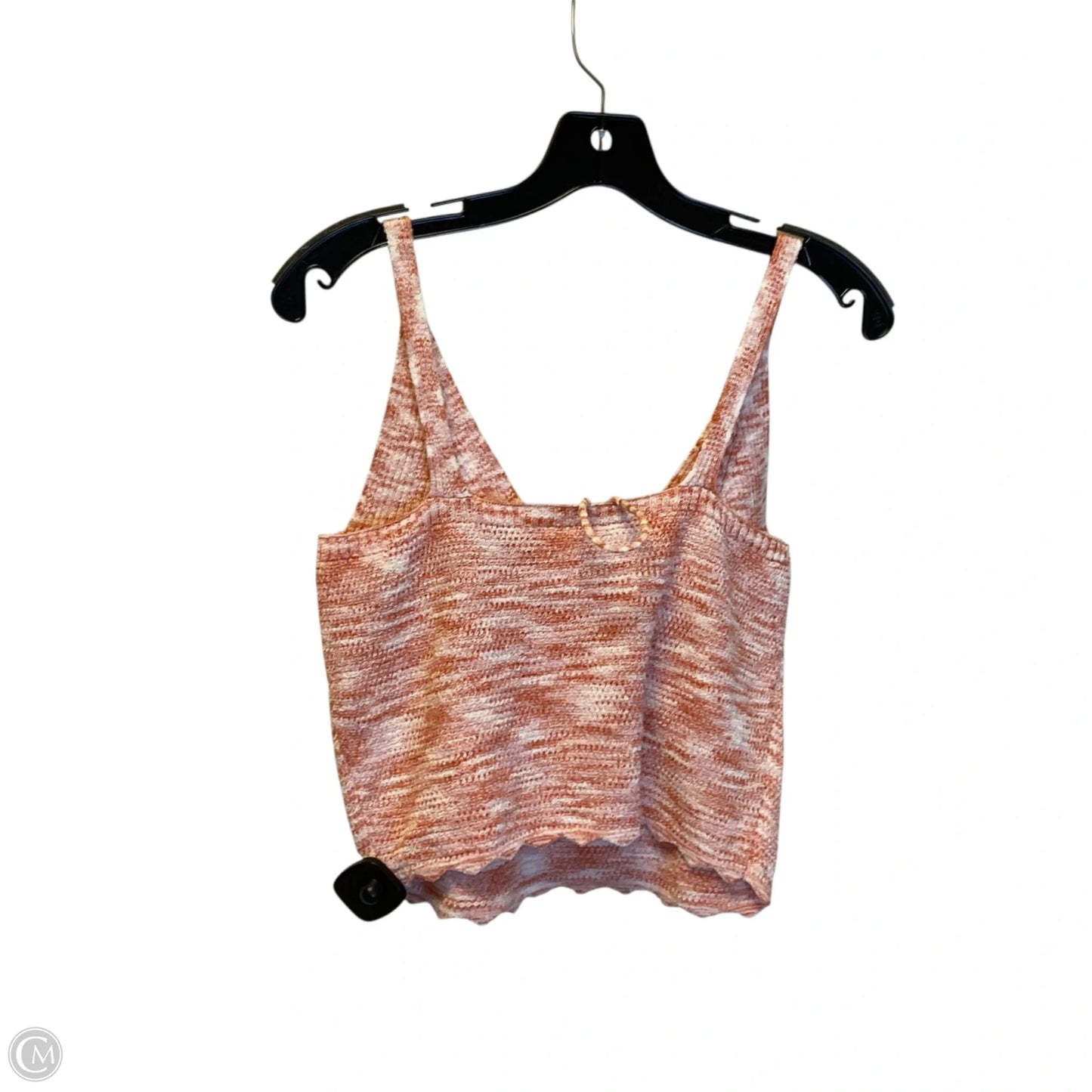 Top Sleeveless By Clothes Mentor In Orange & Pink, Size: L