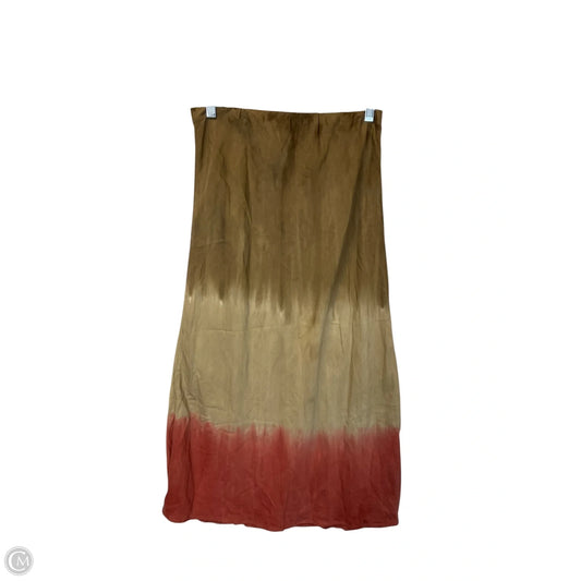 Skirt Midi By Cloth & Stone In Tan, Size: S