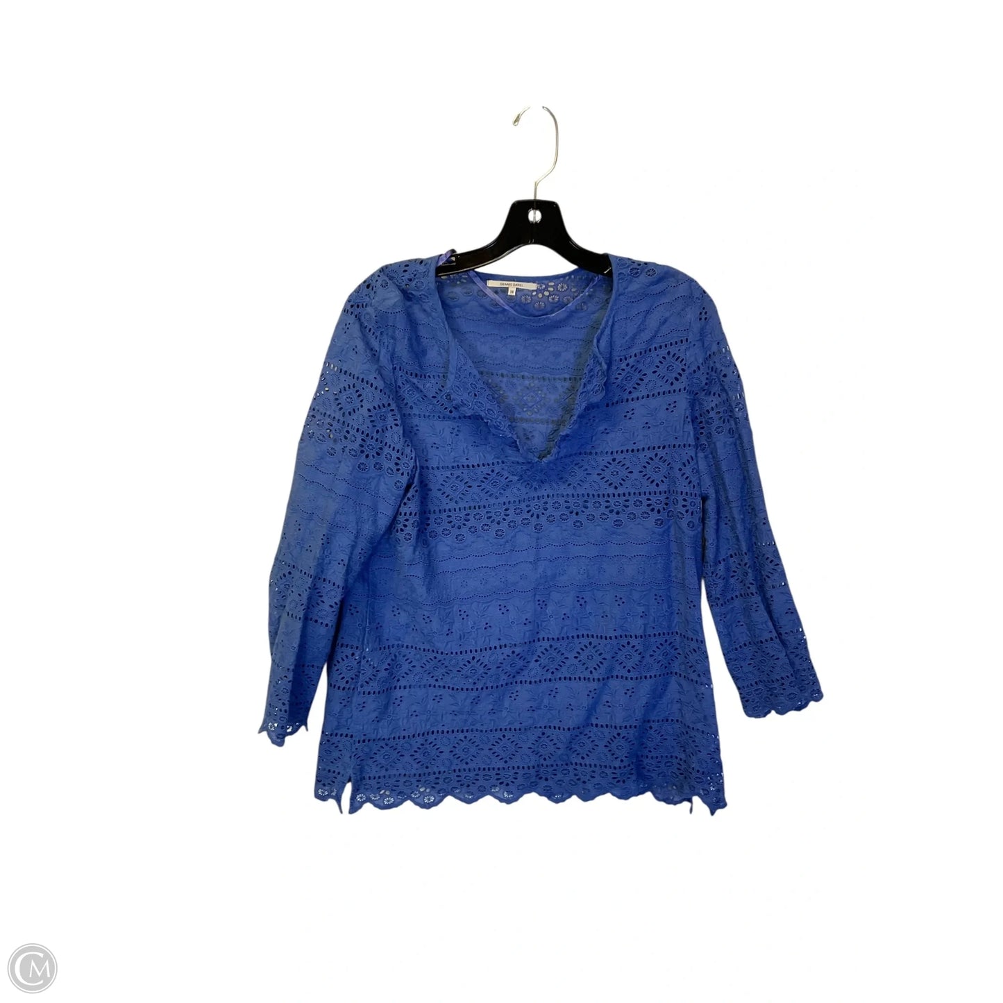 Top Long Sleeve By Clothes Mentor In Blue, Size: M