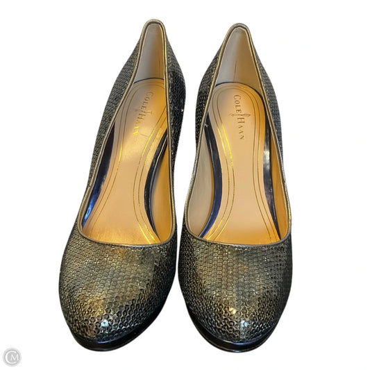 Shoes Heels Stiletto By Cole-haan In Silver, Size: 7.5