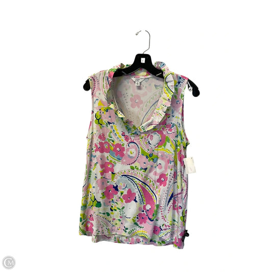 Top Sleeveless By Crown And Ivy In Pink, Size: S