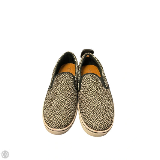 Shoes Flats By Bernie Mev In Black & Tan, Size: 8.5