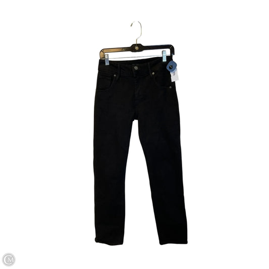 Jeans Straight By Hudson In Black Denim, Size: 2