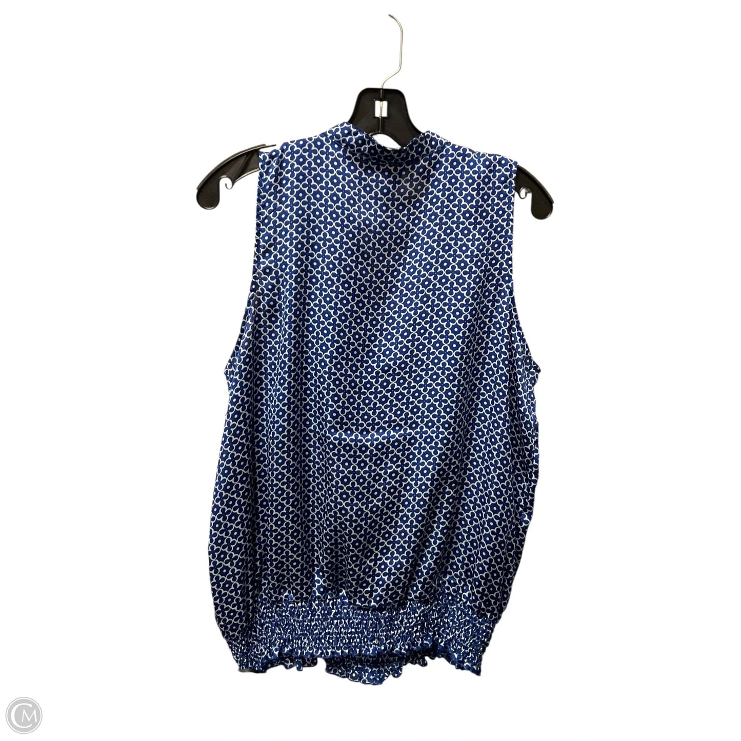 Top Sleeveless By Jules & Leopold In Blue, Size: L