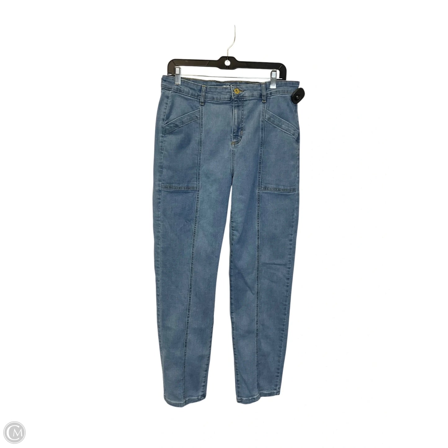 Jeans Straight By Inc In Blue Denim, Size: 14