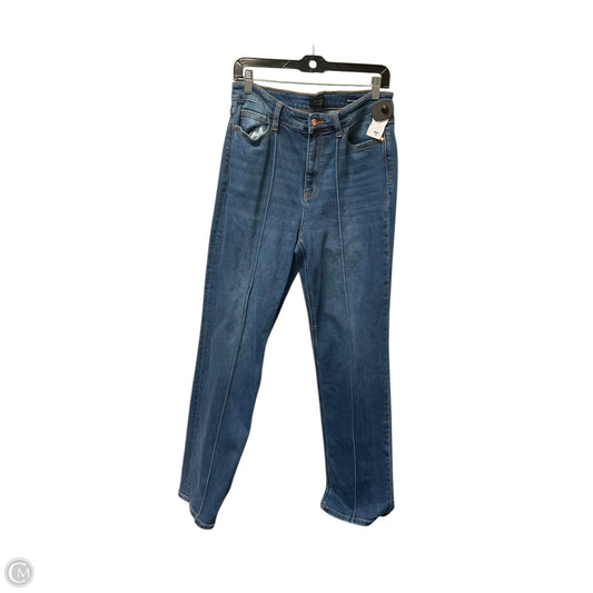 Jeans Straight By Judy Blue In Blue Denim, Size: 10