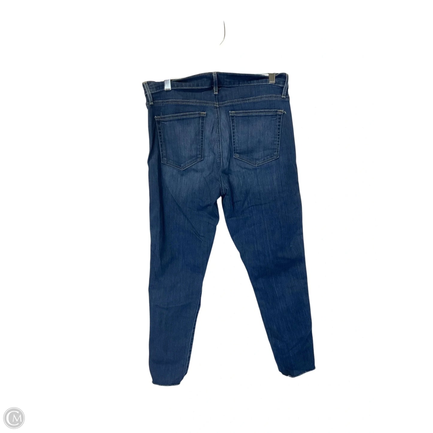 Jeans Cropped By Loft In Blue Denim, Size: 10