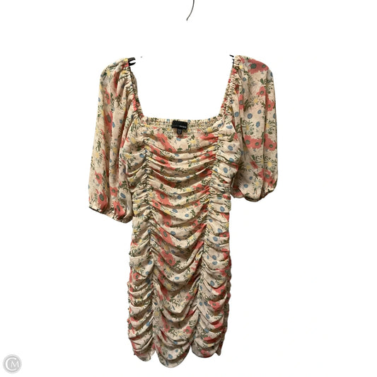 Dress Casual Short By Lucy Paris In Floral Print, Size: Xs