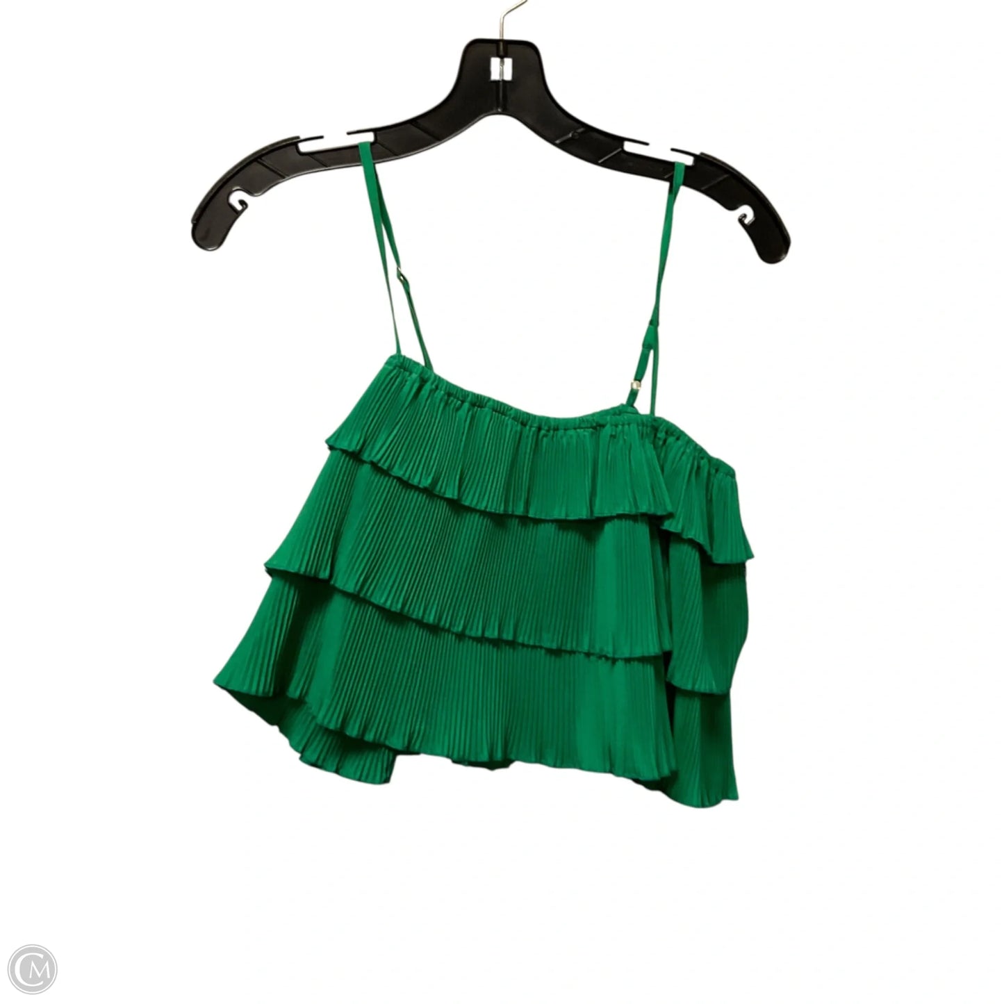 Top Sleeveless By Shein In Green, Size: S