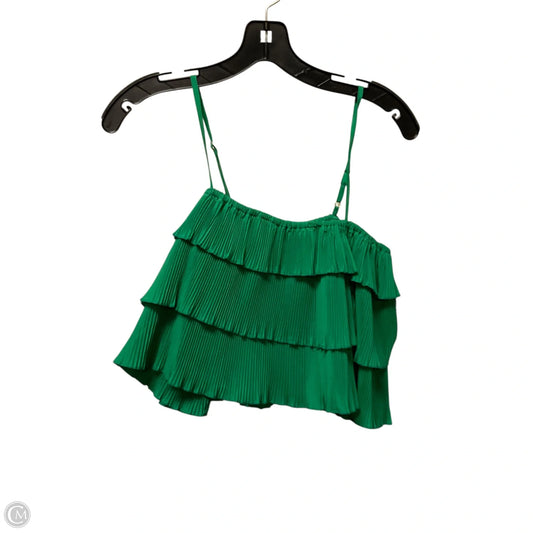 Top Sleeveless By Shein In Green, Size: S