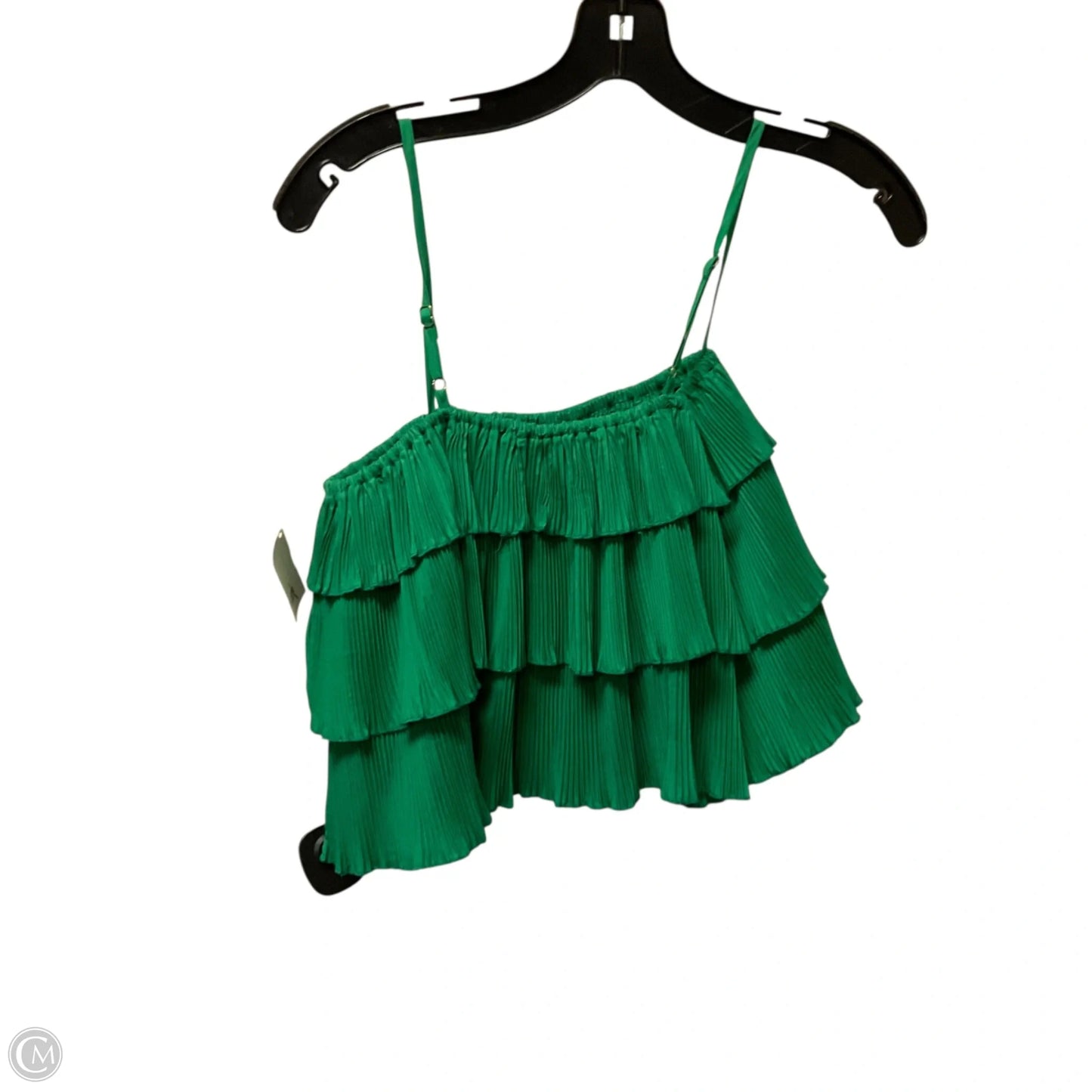 Top Sleeveless By Shein In Green, Size: S