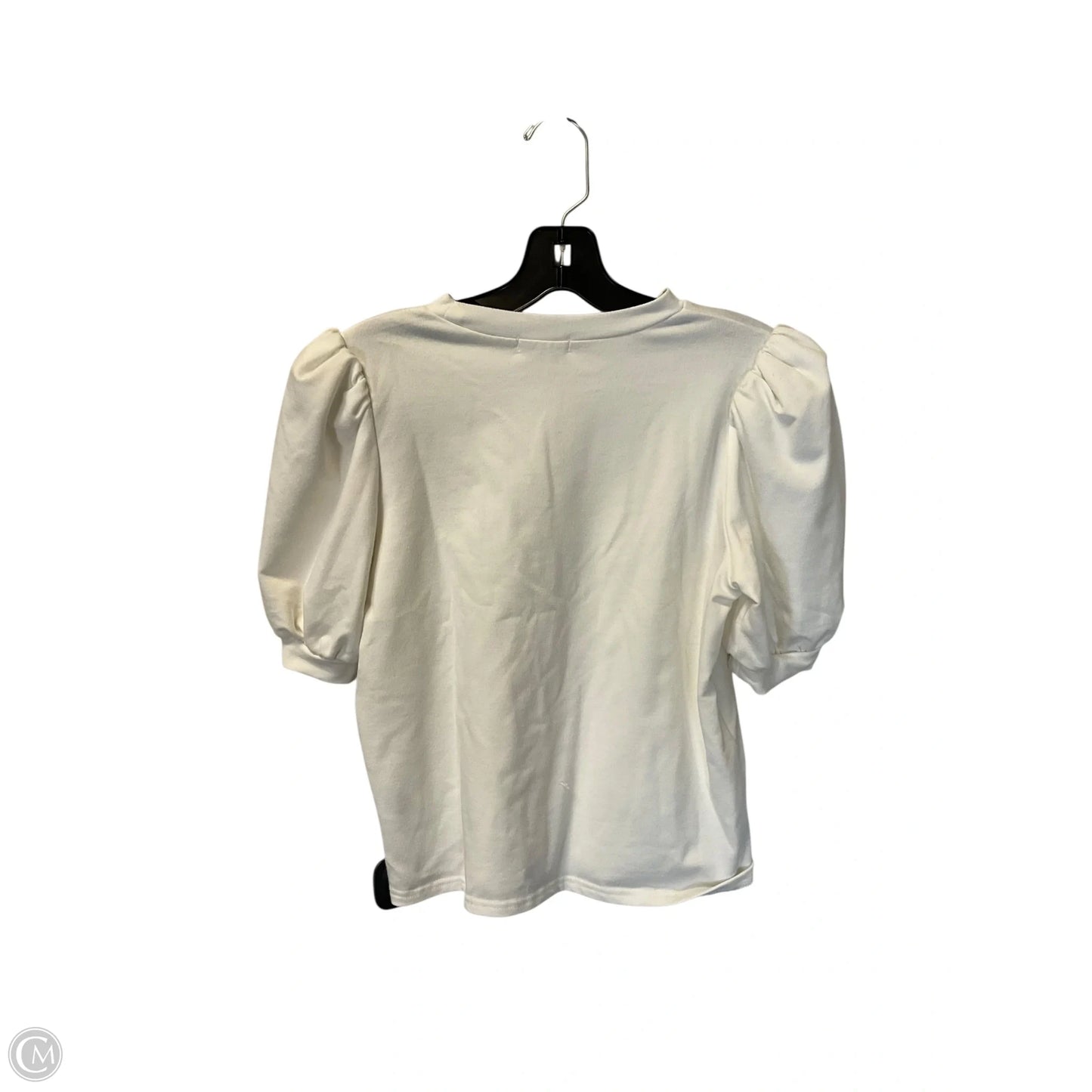 Top Short Sleeve By Tcec In White, Size: S