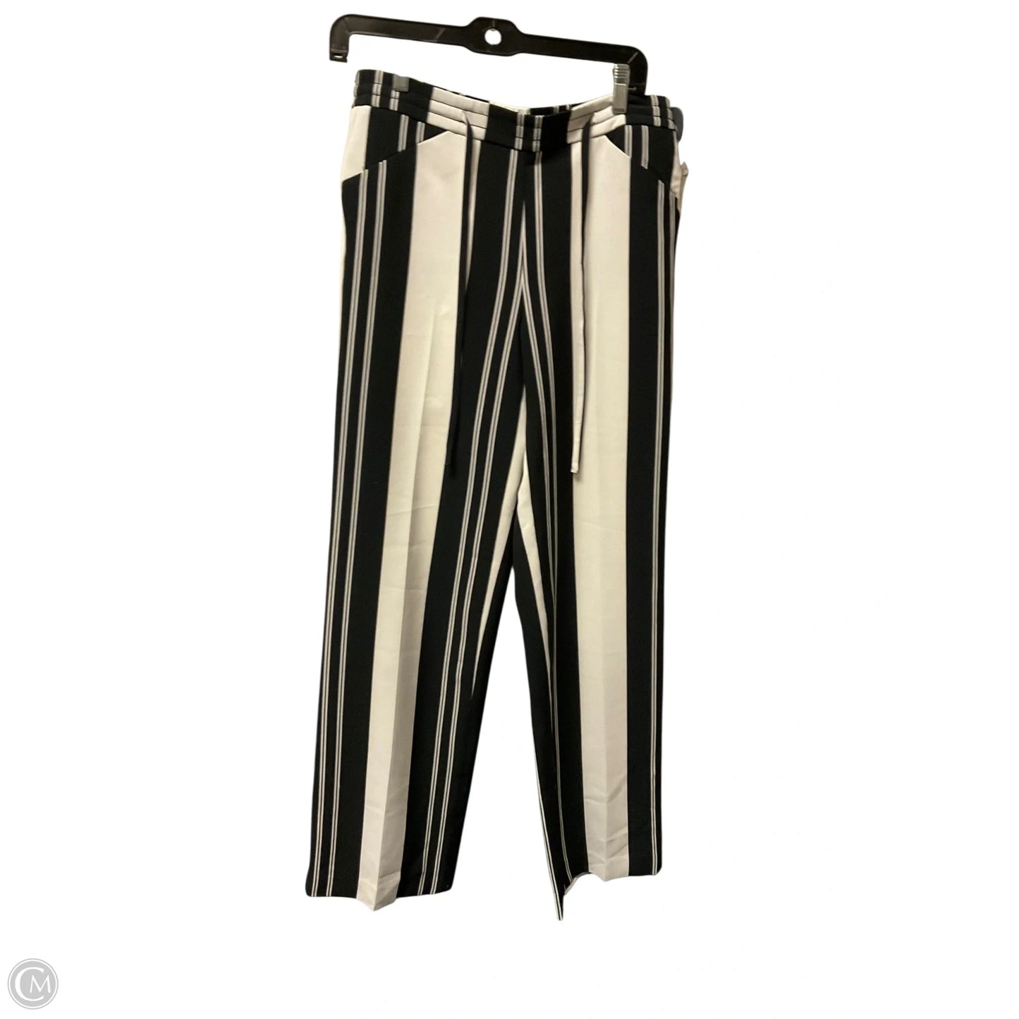 Pants Wide Leg By International Concepts In Striped Pattern, Size: Xs