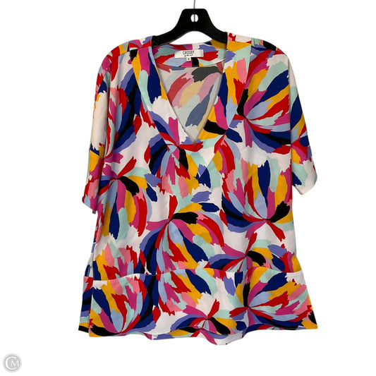 Top Short Sleeve By Crosby In Multi-colored, Size: M